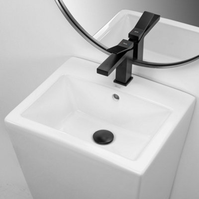 FREESTANDING BASIN REA DARIA WHITE, CERAMIC