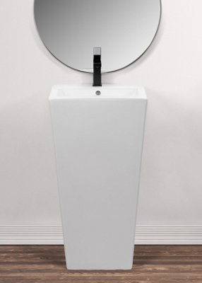 FREESTANDING BASIN REA DARIA WHITE, CERAMIC