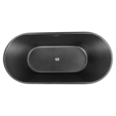 Freestanding Bath 1690 mm x 800 mm Black GOCTA