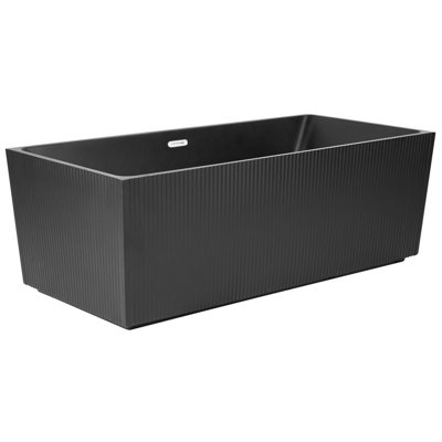 Freestanding Bath 1700 mm x 800 mm Black GOCTA