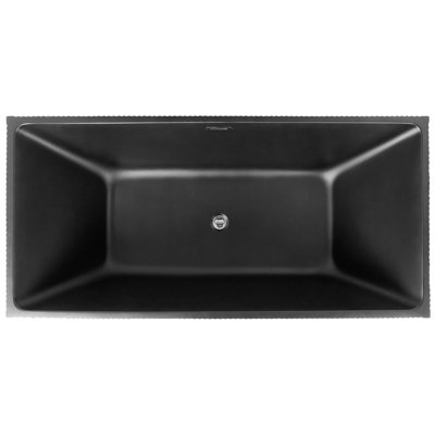 Freestanding Bath 1700 mm x 800 mm Black GOCTA