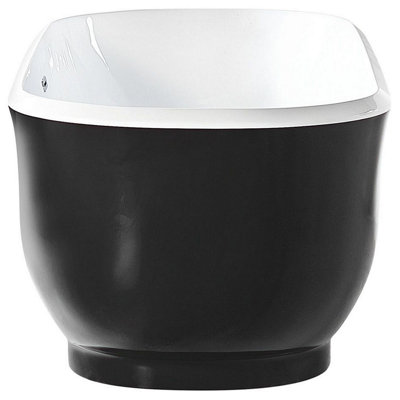 Freestanding Bath 1700 x 770 cm Black TESORO