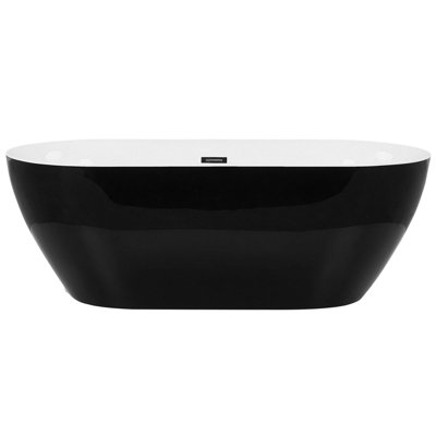 Freestanding Bath 1700 x 800 mm Black CARRERA