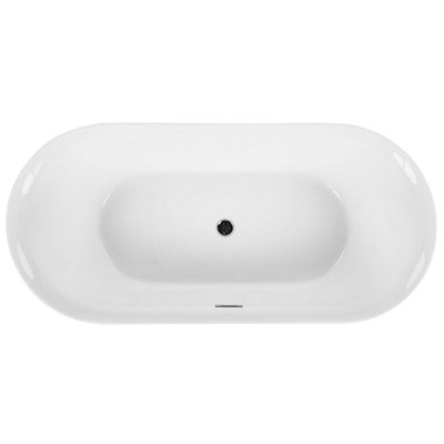 Freestanding Bath 1700 x 800 mm Black CARRERA