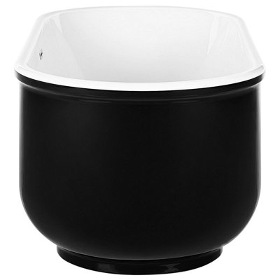 Freestanding Bath 1700 x 800 mm Black PINEL