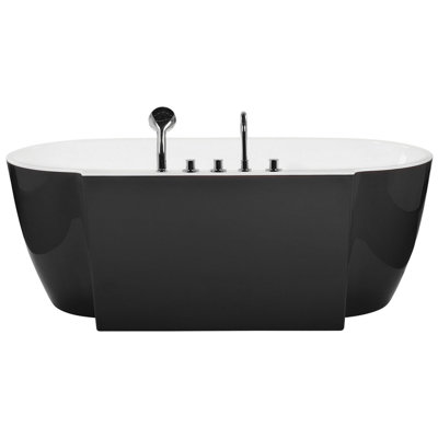 Freestanding Bath 1700 x 800 mm Black ROTSO