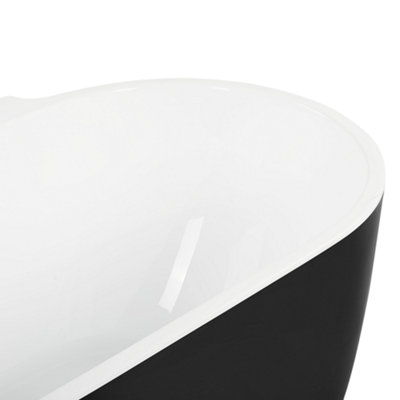 Freestanding Bath 1700 x 800 mm Black ROTSO