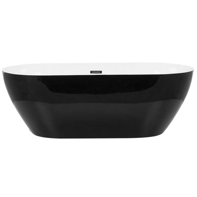 Freestanding Bath 1800 x 800 mm Black CARRERA