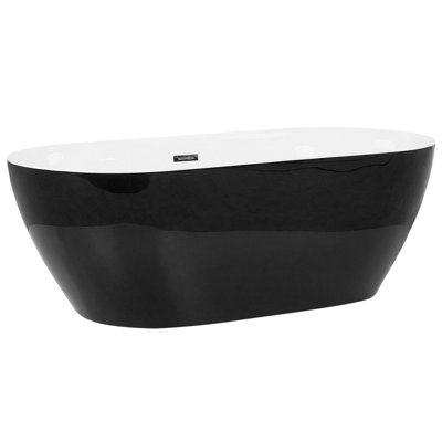 Freestanding Bath 1800 x 800 mm Black CARRERA