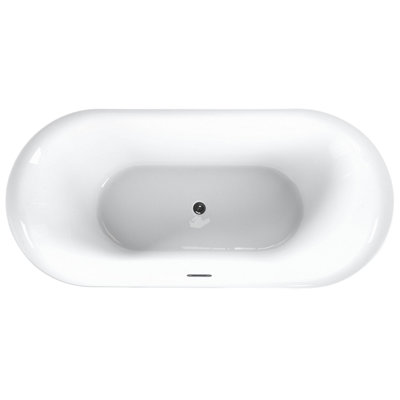 Freestanding Bath 1800 x 800 mm Black CARRERA
