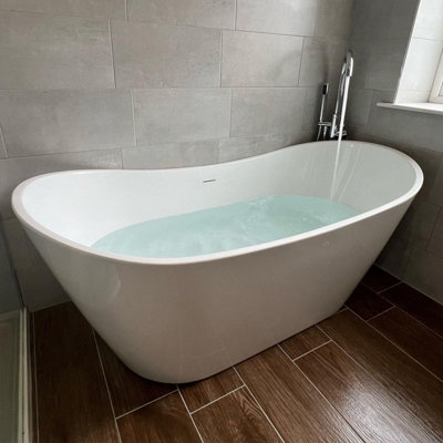 Freestanding Bath 1800 x 900 x 720mm with Air Jets