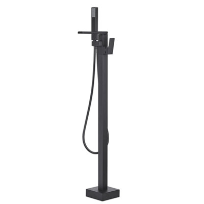 Freestanding Bath Mixer Tap Black BOYOMA