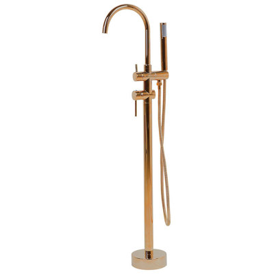 Freestanding Bath Mixer Tap Copper TUGELA