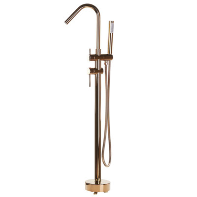 Freestanding Bath Mixer Tap Copper VICTORIA