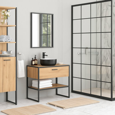 WISATO - Free Standing Towel Rack For Bathroom