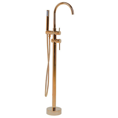HOHXFYP Copper Shower Faucet - Wall Mounted Bathtub Mixer With Single Lever Handle, G1/2 Inch Thread