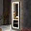 Freestanding or Wall Mount Full Length Mirror with Touch Sensor Switch
