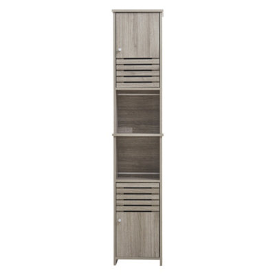 Freestanding Tall Bathroom Storage Cabinet W 350 x D 310 x H 1741 mm