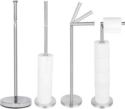 White plastic toilet roll holder online
