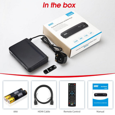 Freeview HD TV Set Top Box & PVR Recorder with 32GB USB Stick Included ...
