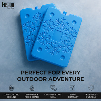 Freezer Blocks for Cooler Bags 4 Pack Prefilled Reusable Ice Packs for ...