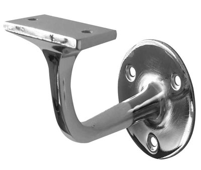 Frelan 63mm Polished Chrome Zinc Staircase Handrail Bracket