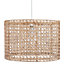 French Cane Easy Fit Shade Home Décor Pendant Light Shade Fitting