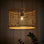 French Cane Easy Fit Shade Home Décor Pendant Light Shade Fitting