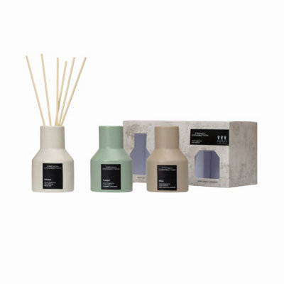 French Connection Trio of Reed Diffuser Gift Set 3x100ML Stone Range