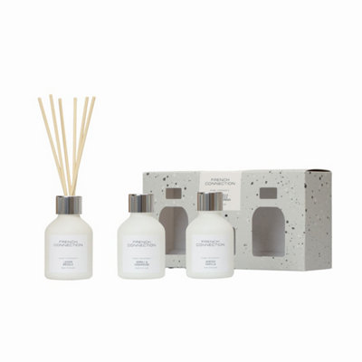 French Connection Trio of Reed Diffusers 3x50ML White Collection