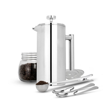 French Press Cafetiere Set 350ml M&W DIY at B&Q