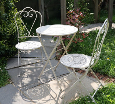 Pair Vintage Metal Bistro Chairs retailer Foldable for Children or Plants