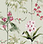 Fresco Babylon Sage Floral Wallpaper