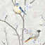 Fresco Dawn Blossom Neutral Wallpaper