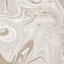 Fresco Gold Marbled Contemporary Wallpaper
