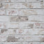Fresco Industrial Distressed Brick Effect Pastel Wallpaper
