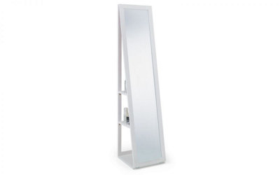 Fresco White Longline Storage Mirror