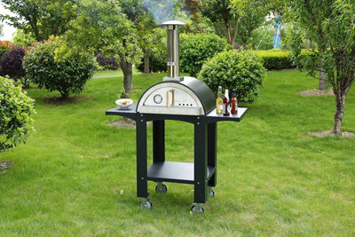 Fresh Grills Free Standing Extra Large Pizza Oven with Prep Stations - 7