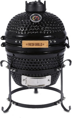 Fresh Grills Kamado Charcoal BBQ Grill 13" Mini Portable Smoker