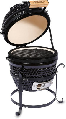 Fresh Grills Kamado Charcoal BBQ Grill 13" Mini Portable Smoker - 7