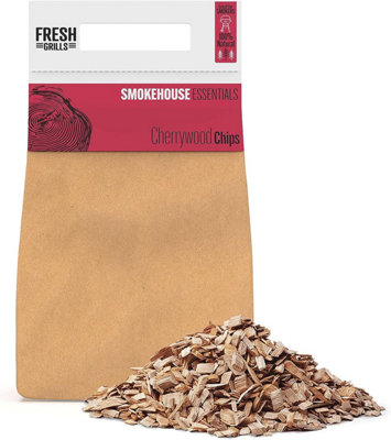 Fresh Grills Smokehouse Essentials Wood Chips 0.7kg -Cherrywood