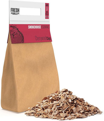 Fresh Grills Smokehouse Essentials Wood Chips 0.7kg -Cherrywood