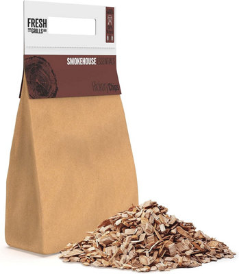 Fresh Grills Smokehouse Essentials Wood Chips 0.7kg -Hickory