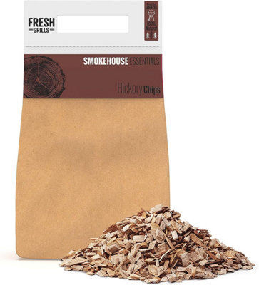 Fresh Grills Smokehouse Essentials Wood Chips 0.7kg -Hickory
