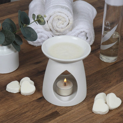 Fresh Linen Scented Soy Wax Melts Heart Shaped by Laeto Ageless Aromatherapy - FREE DELIVERY INCLUDED