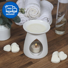 Fresh Linen Scented Soy Wax Melts Heart Shaped by Laeto Ageless Aromatherapy - FREE DELIVERY INCLUDED