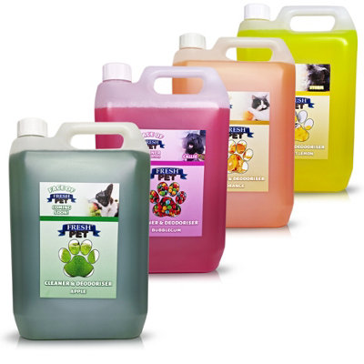 Fresh Pet Disinfectant 4 x 5L - Juicy Pack