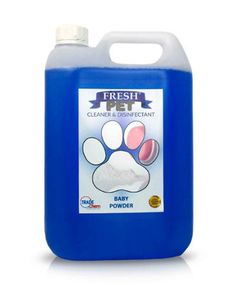 Fresh Pet Disinfectant 5L Baby Powder DIY at B&Q