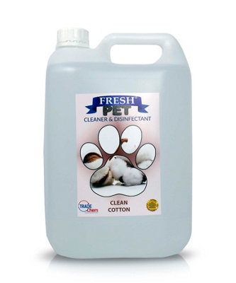 Fresh Pet Disinfectant 5L Clean Cotton DIY at B&Q