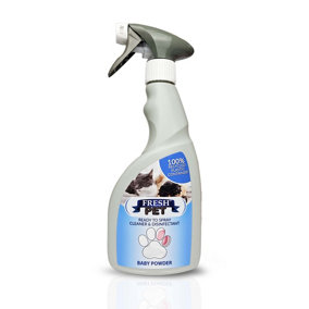 Fresh Pet Disinfectant - Ready to Spray Baby Powder 500ml